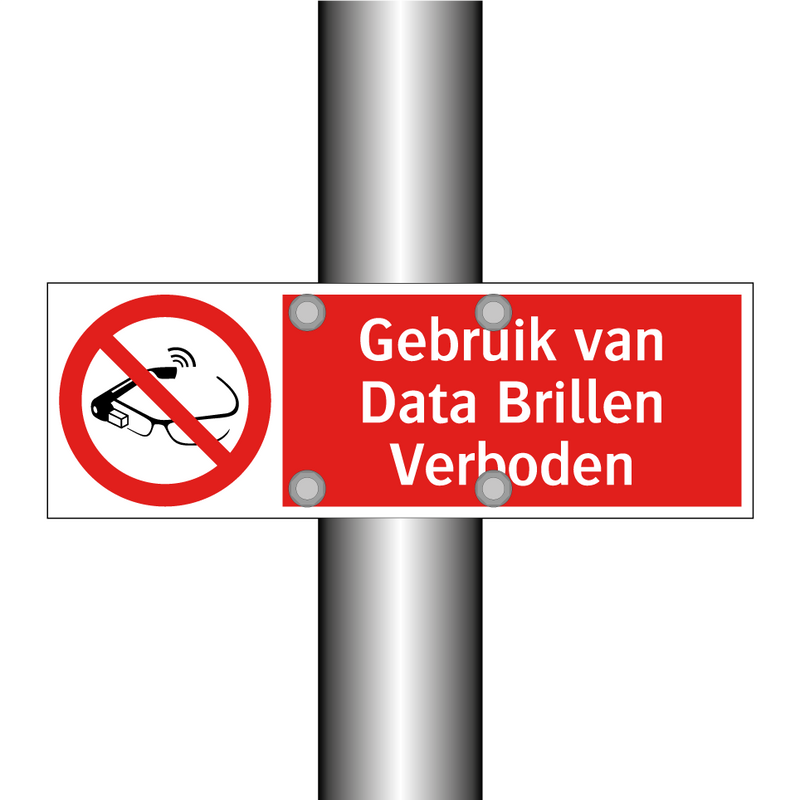 Gebruik van Data Brillen Verboden