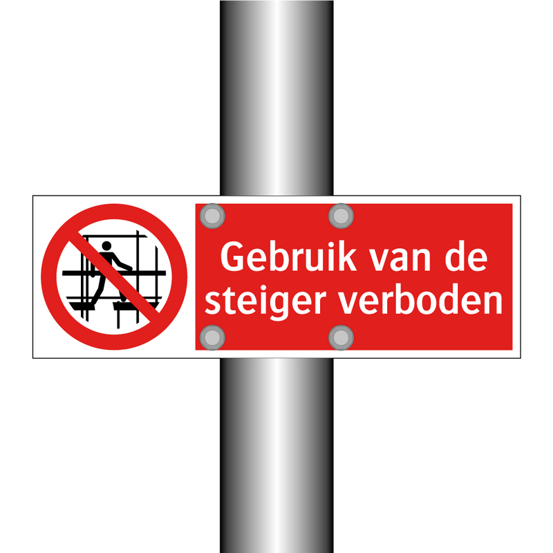 Gebruik van de steiger verboden