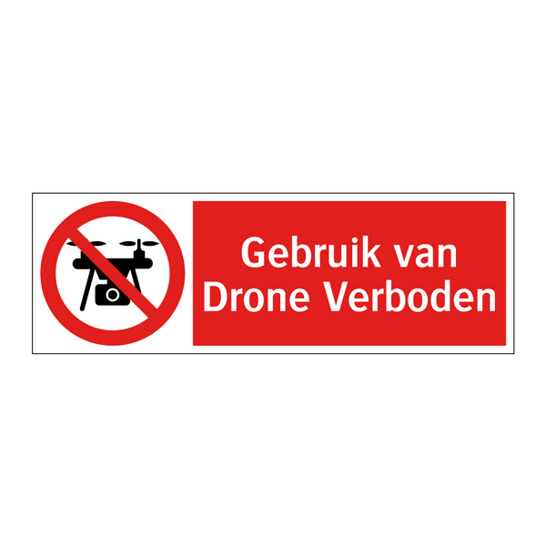 Gebruik van Drone Verboden