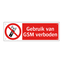 Gebruik van GSM verboden