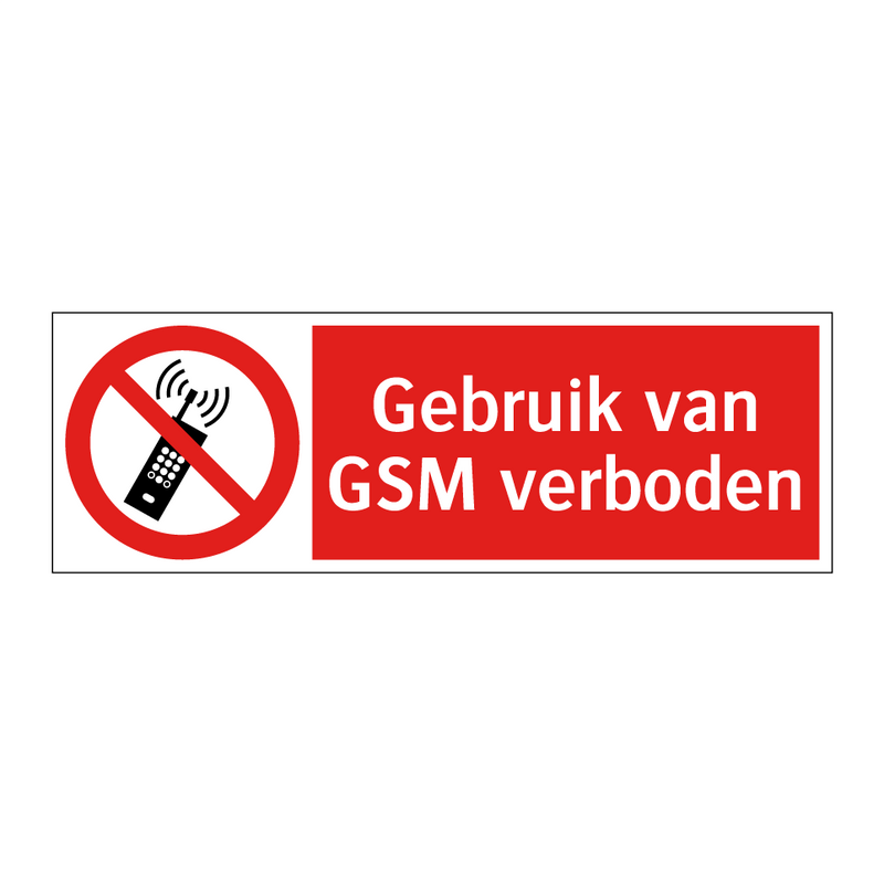 Gebruik van GSM verboden