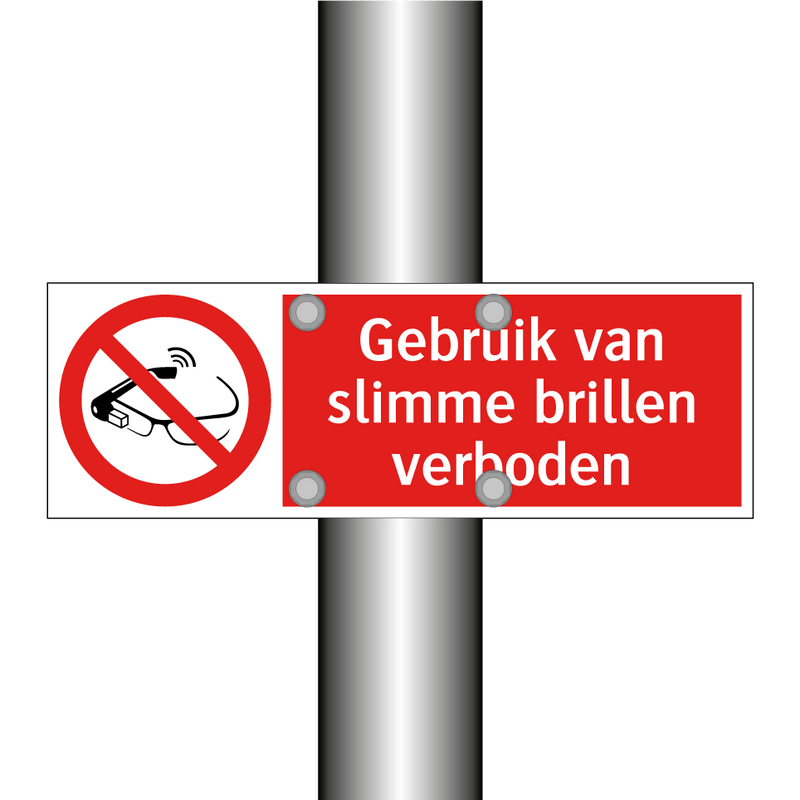 Gebruik van slimme brillen verboden