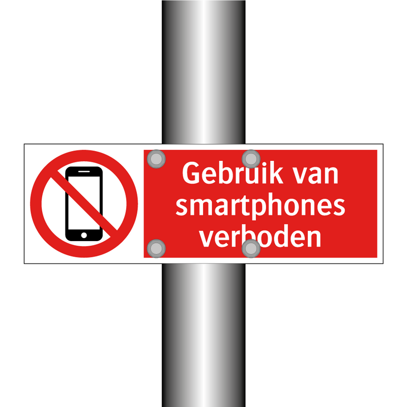 Gebruik van smartphones verboden