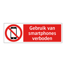 Gebruik van smartphones verboden