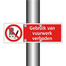 Gebruik van vuurwerk verboden