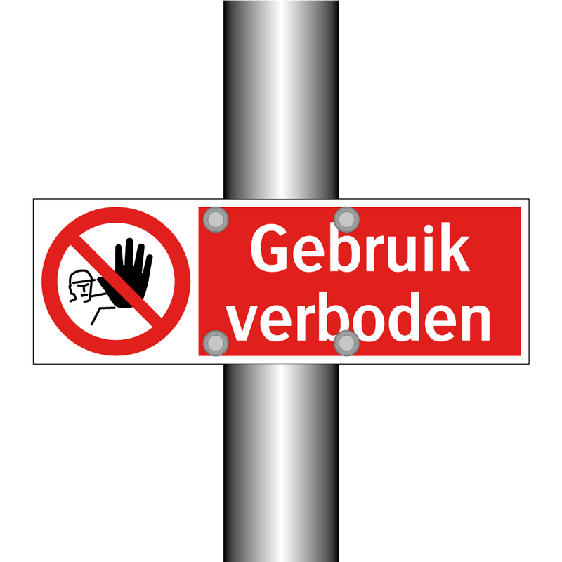 Gebruik verboden