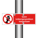 Geen (video)gesprekken toegestaan