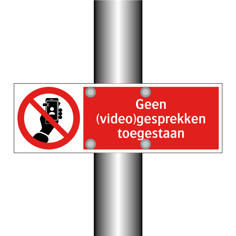 Geen (video)gesprekken toegestaan