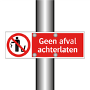 Geen afval achterlaten
