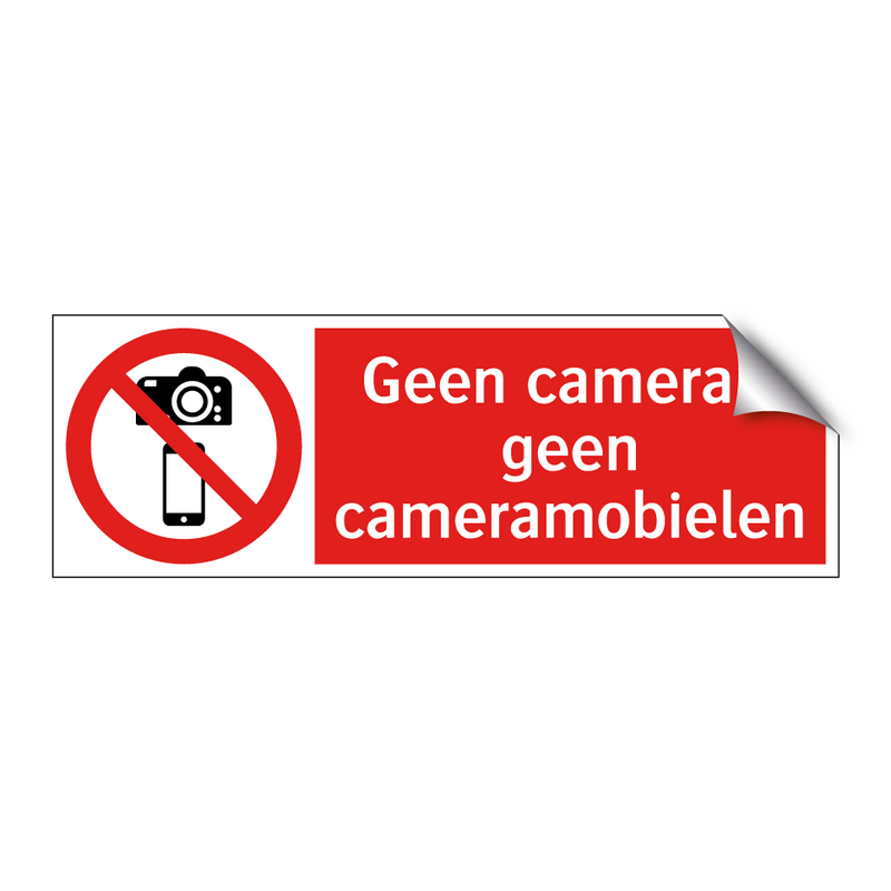 Geen camera's geen cameramobielen