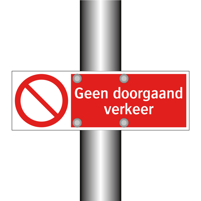 Geen doorgaand verkeer