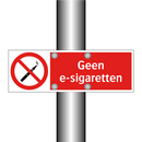 Geen e-sigaretten