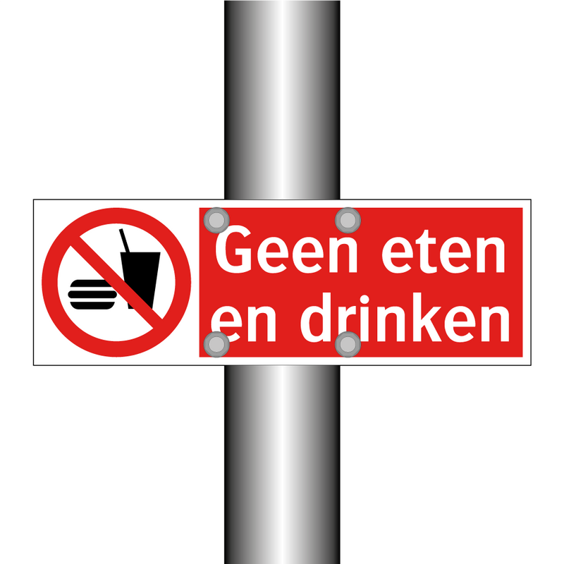 Geen eten en drinken