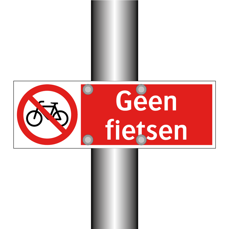 Geen fietsen