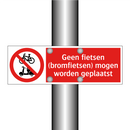 Geen fietsen (bromfietsen) mogen worden geplaatst