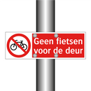 Geen fietsen voor de deur