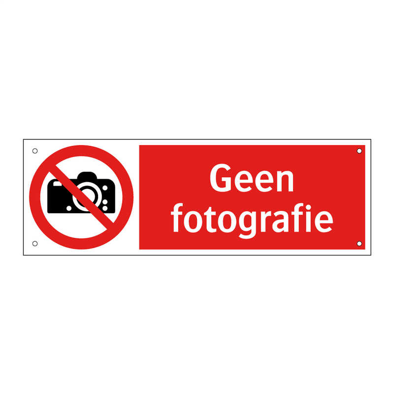 Geen fotografie
