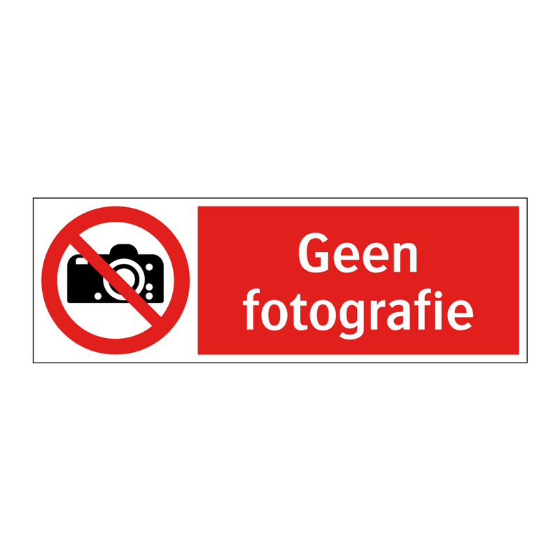 Geen fotografie