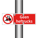 Geen heftrucks