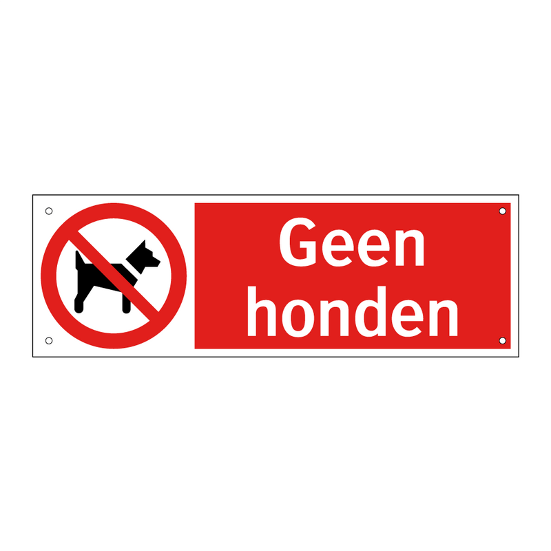 Geen honden