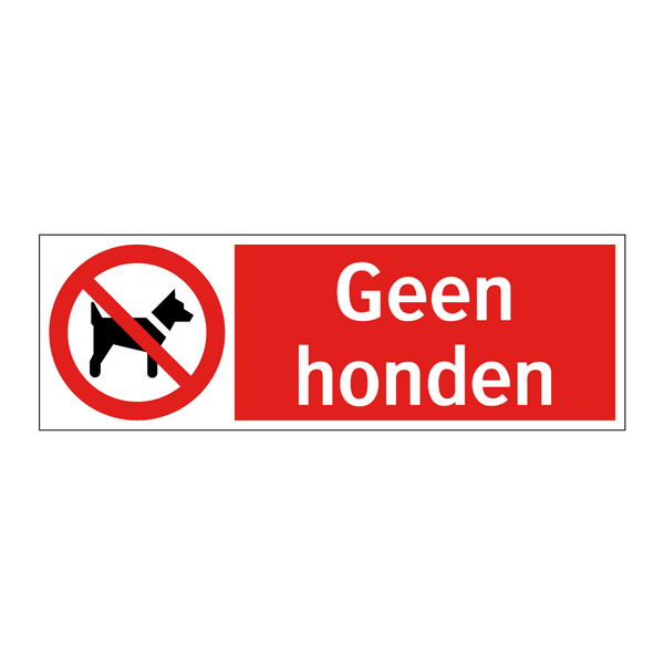 Geen honden