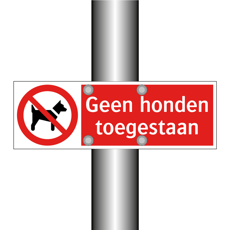 Geen honden toegestaan