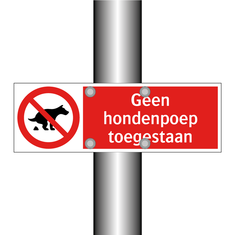 Geen hondenpoep toegestaan