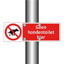 Geen hondentoilet hier