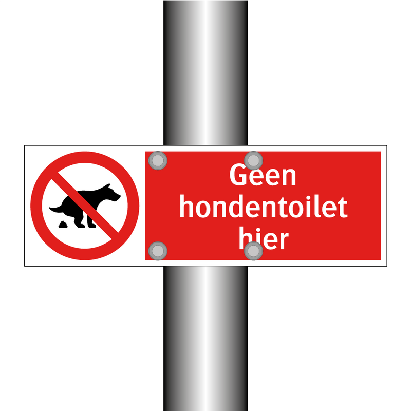 Geen hondentoilet hier