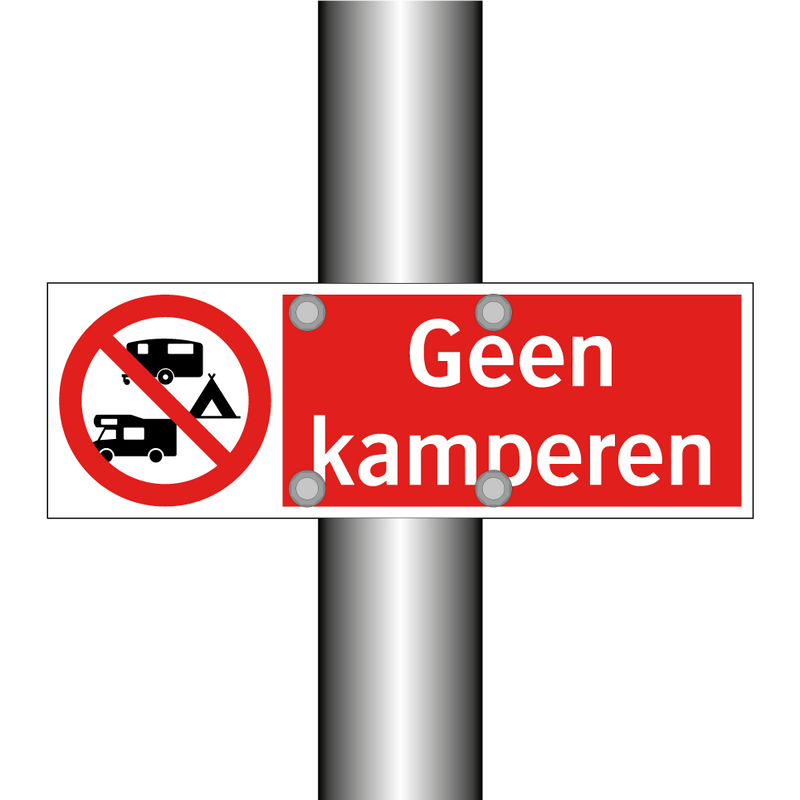 Geen kamperen