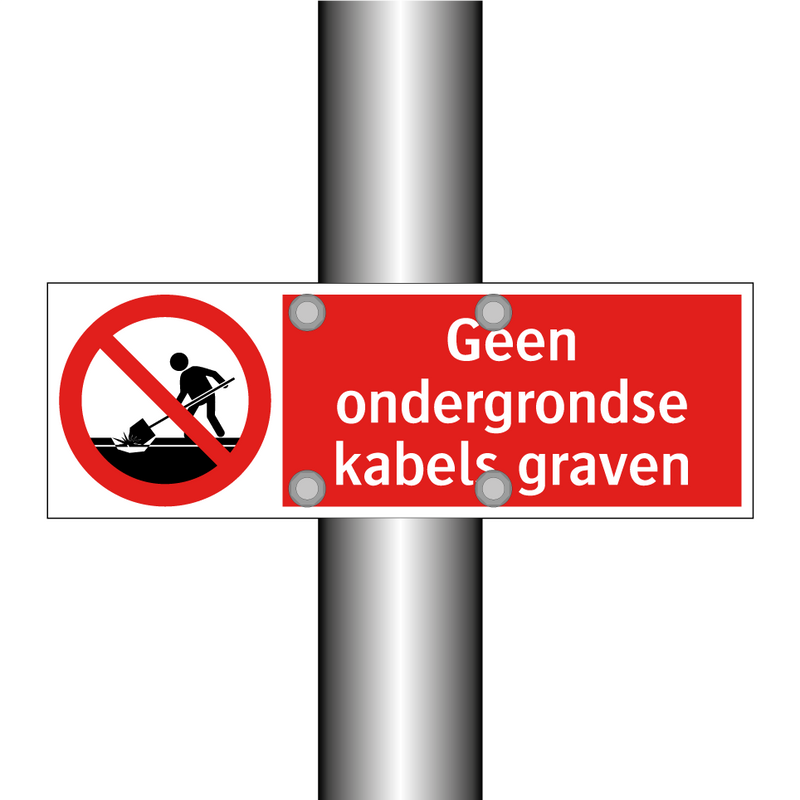 Geen ondergrondse kabels graven