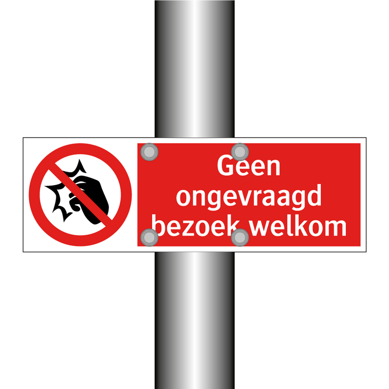 Geen ongevraagd bezoek welkom