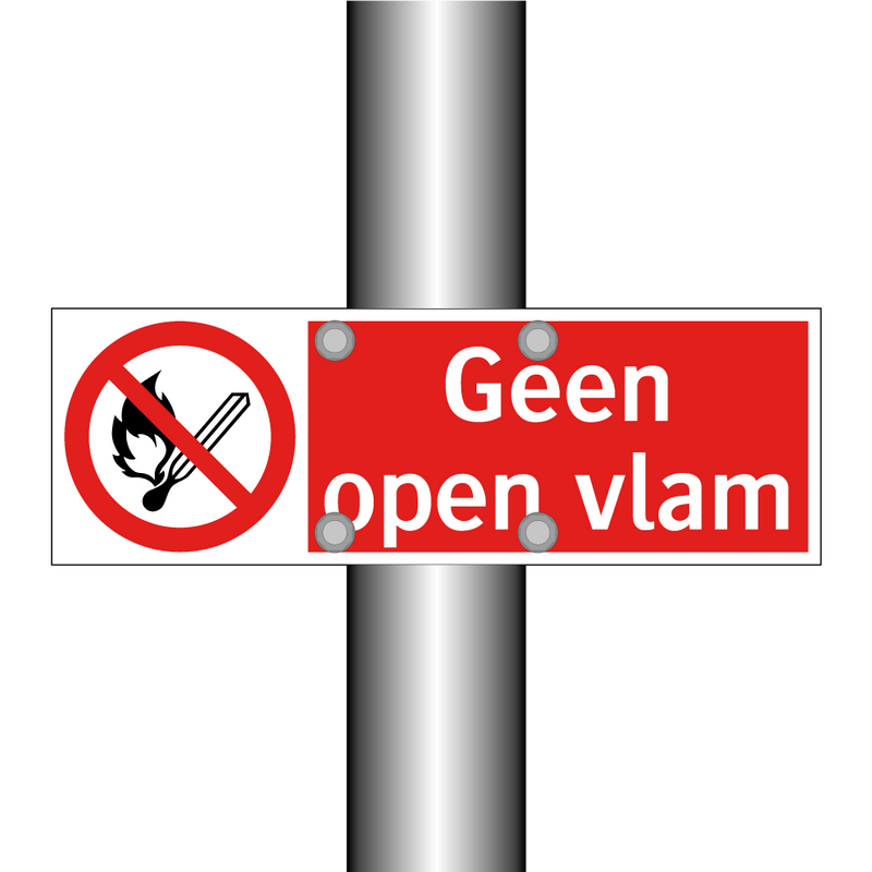 Geen open vlam