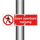 Geen openbare toegang