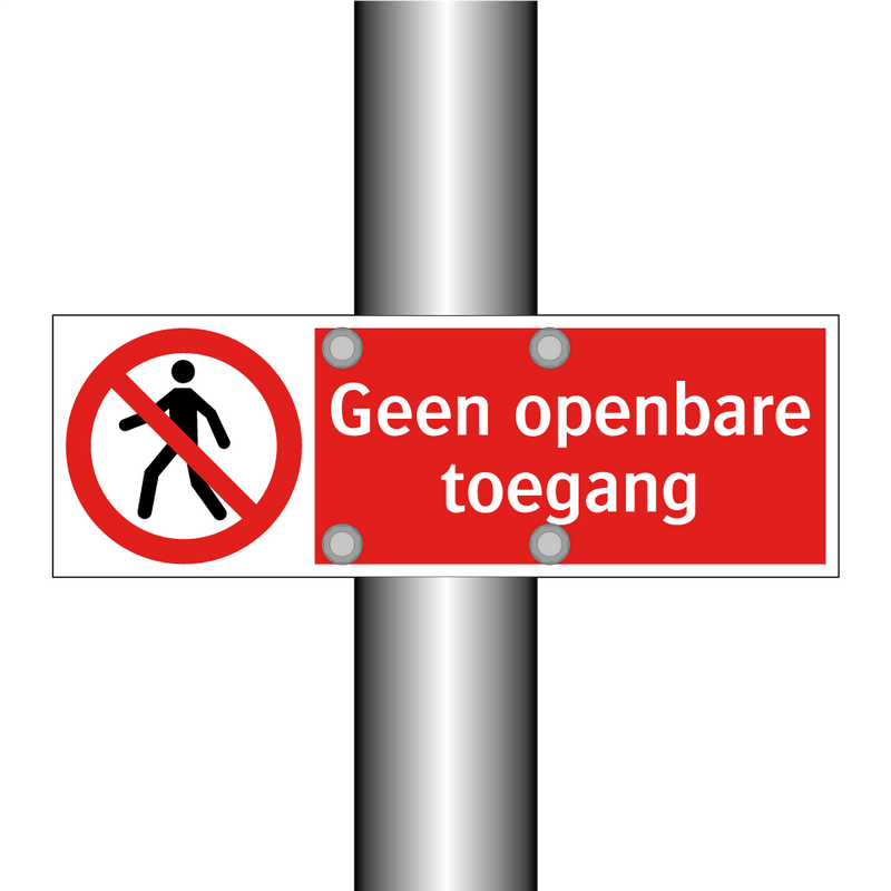 Geen openbare toegang