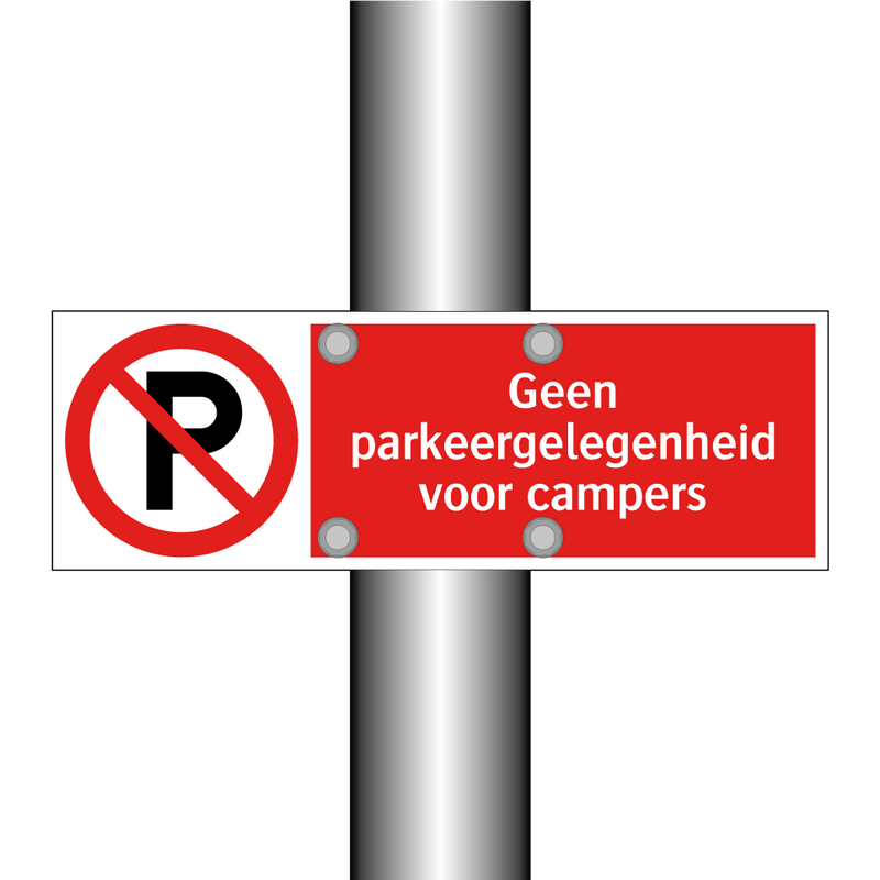 Geen parkeergelegenheid voor campers