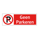 Geen Parkeren