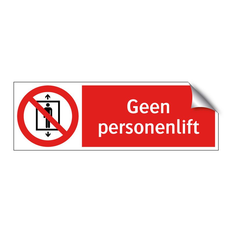 Geen personenlift