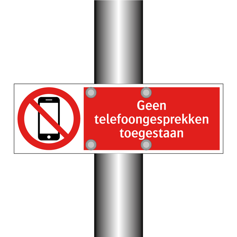 Geen telefoongesprekken toegestaan
