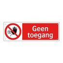 Geen toegang