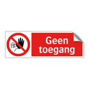 Geen toegang