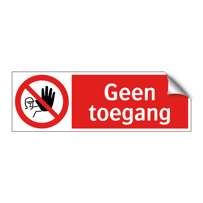 Geen toegang