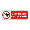 Geen toegang met pacemaker