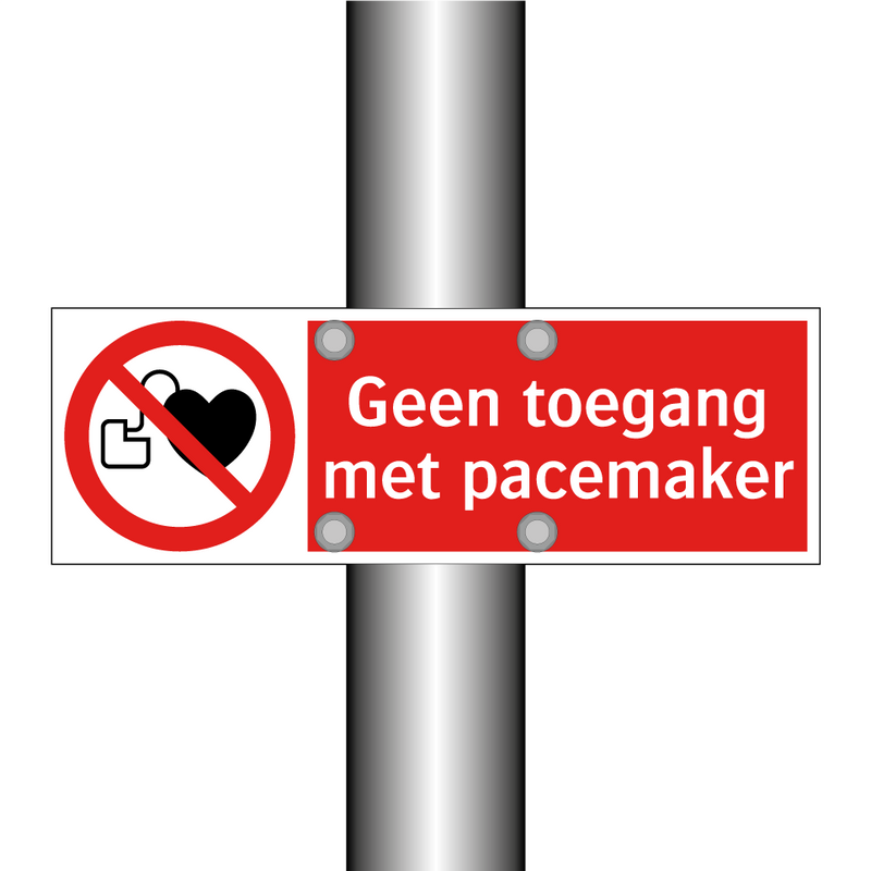 Geen toegang met pacemaker