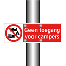 Geen toegang voor campers