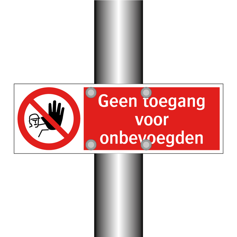 Geen toegang voor onbevoegden
