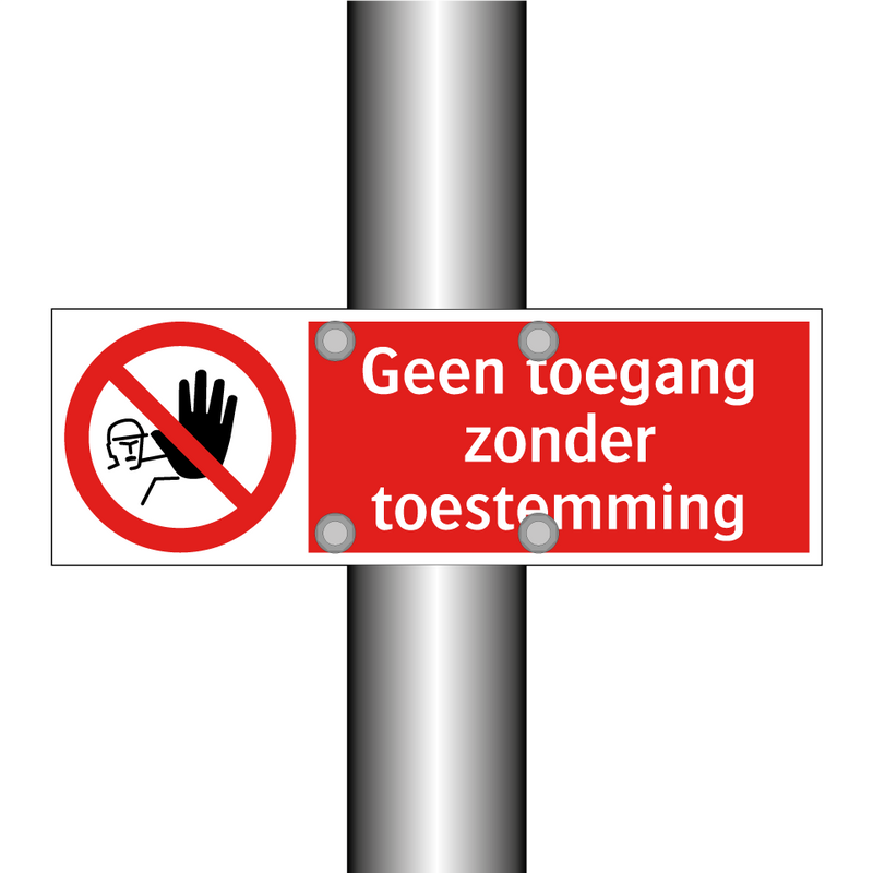 Geen toegang zonder toestemming