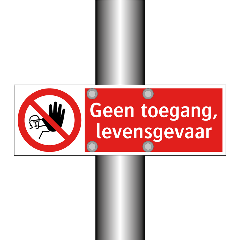 Geen toegang, levensgevaar