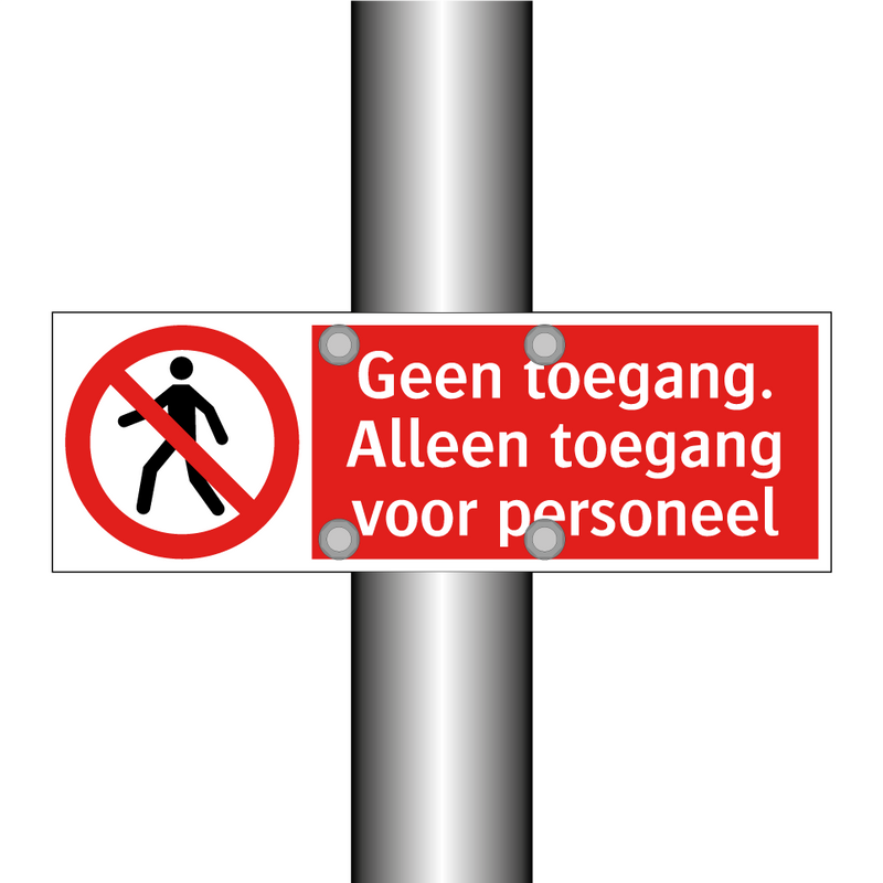 Geen toegang. Alleen toegang voor personeel