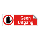 Geen Uitgang